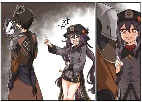 原神胡桃的恶作剧同人漫画分享