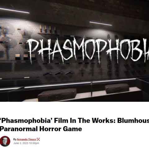 心理恐怖游戏《恐鬼症》确定制作真人电影