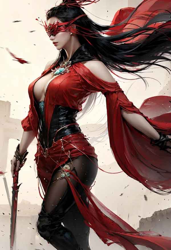 永劫无间宁红夜美图火红性感手机壁纸