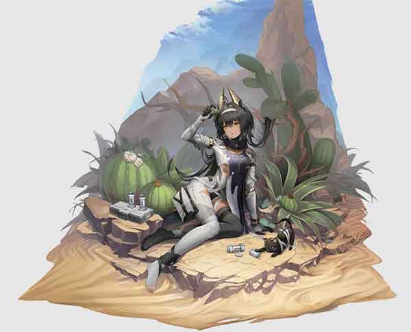 尘白禁区猫汐尔立绘图鉴，猫汐尔角色介绍