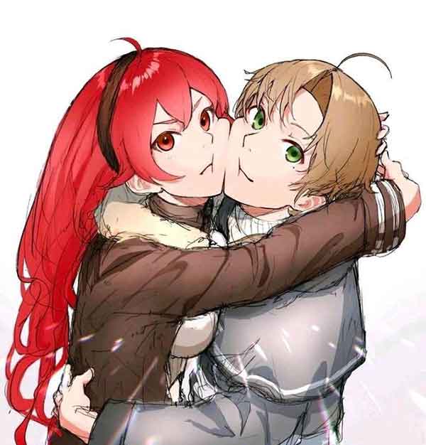 无职转生鲁迪艾莉丝CP同人美图，艾莉丝重逢鲁迪