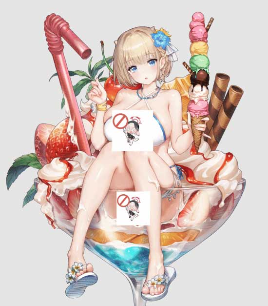 棕色尘埃2周年夏日卡带「戏水女王SplashQueen」人气角色立绘