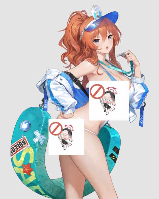 棕色尘埃2周年夏日卡带「戏水女王SplashQueen」人气角色立绘