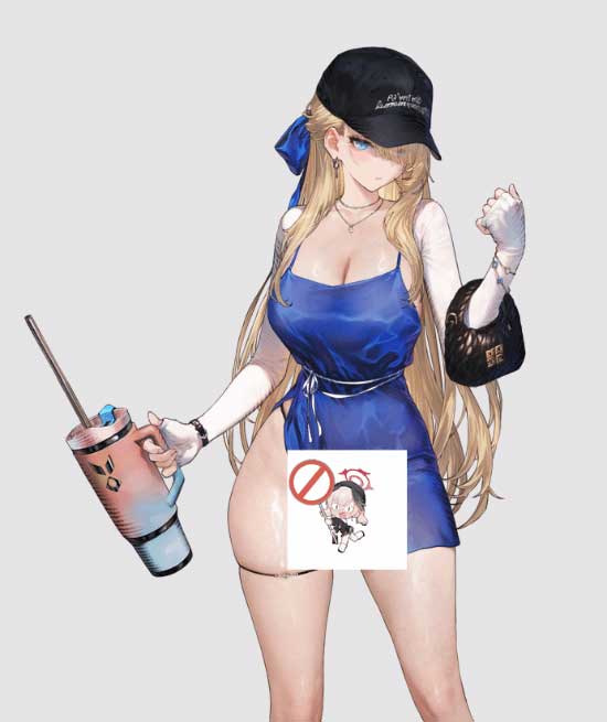 棕色尘埃2周年夏日卡带「戏水女王SplashQueen」人气角色立绘