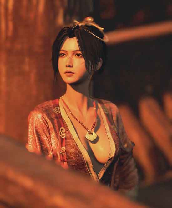 《明末渊虚之羽》女主性感美图，力与美的结合