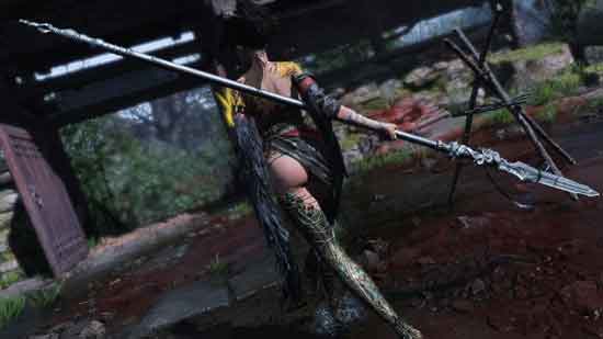 《明末渊虚之羽》女主性感美图，力与美的结合